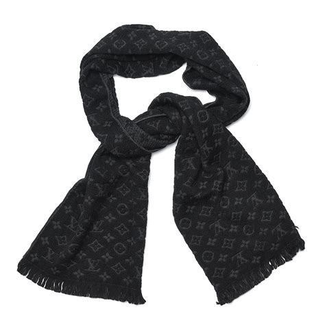 lv scarf size|louis vuitton scarf women's black.